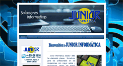 Desktop Screenshot of juniorinformatica.es