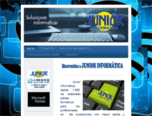 Tablet Screenshot of juniorinformatica.es